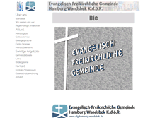 Tablet Screenshot of efg-hamburg-wandsbek.de